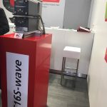 Auf dem Stand von BST eltromat wurde auch der neue Sensor PC16S-wave präsentiert