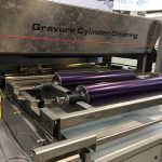 Der neue Waschmaschine CW 2300 von Flexo Wash für das Reinigen von Tiefdruckzylindern