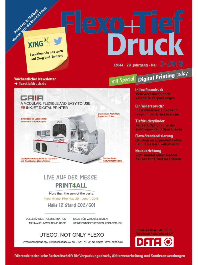 Produkt: Flexo+Tief-Druck 3/2018 Digital