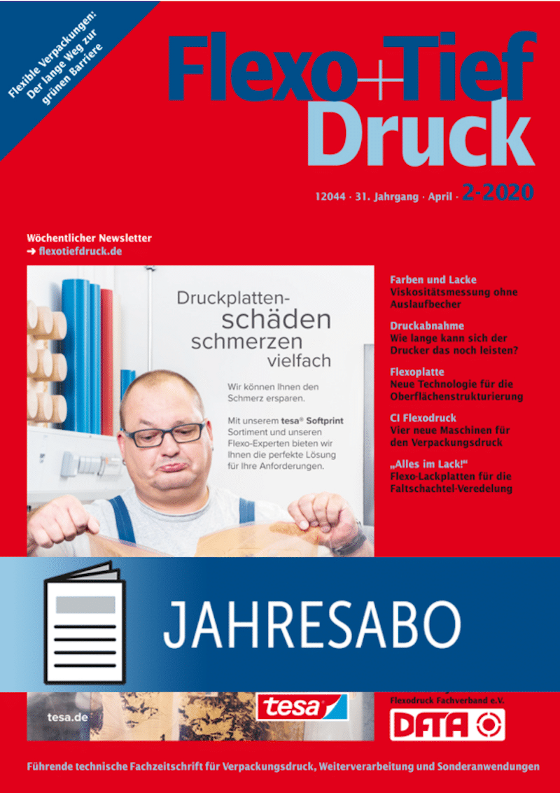 Produkt: Flexo+Tief-Druck Jahresabonnement Print