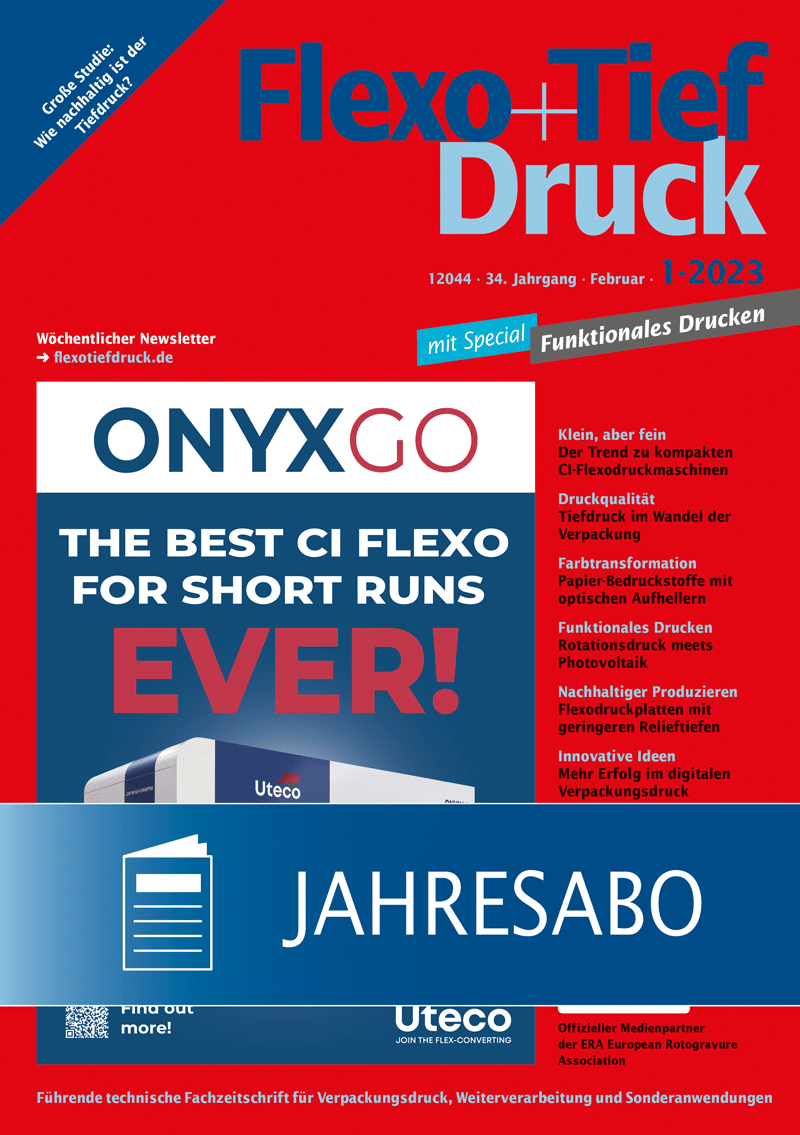 Produkt: Flexo+Tief-Druck Jahresabonnement Print