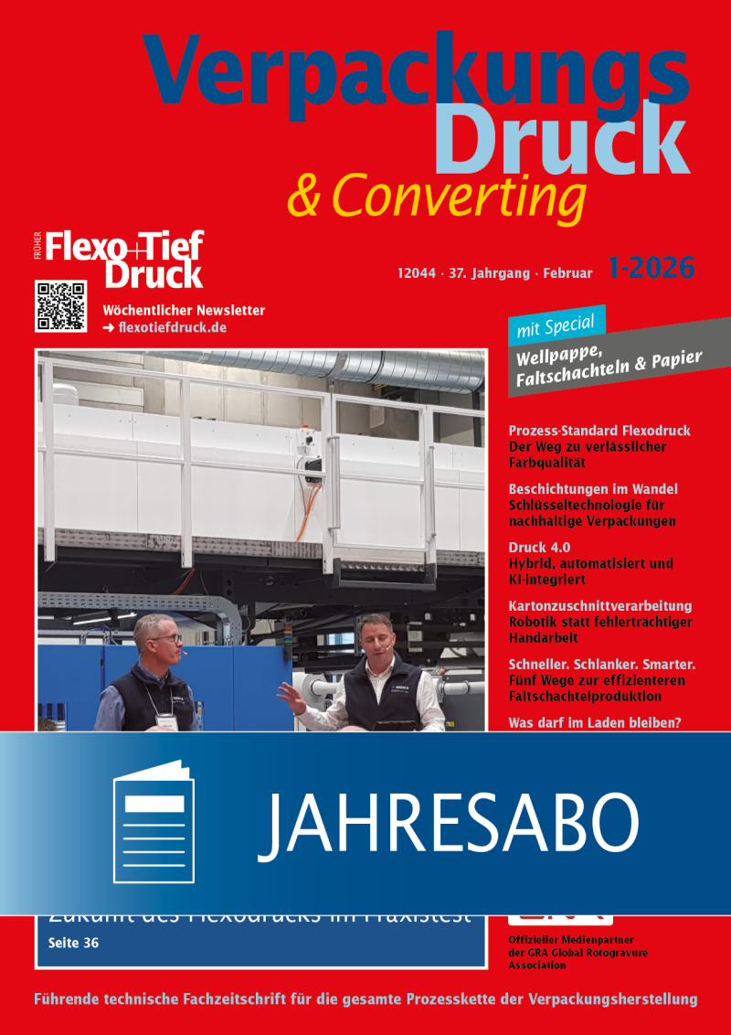 Produkt: VerpackungsDruck & Converting Jahresabonnement Print
