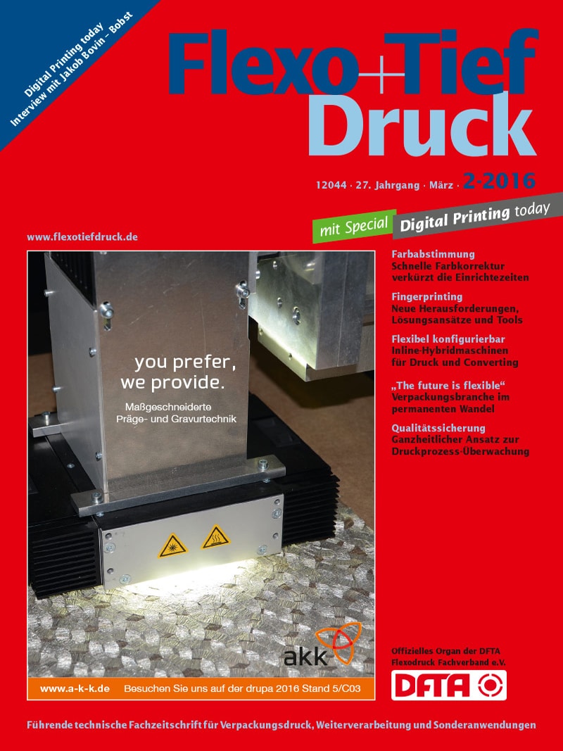 Produkt: Flexo+Tief-Druck 2/2016 Digital