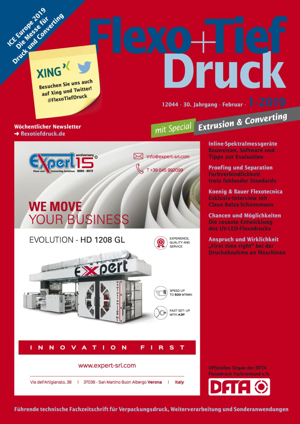 Produkt: Flexo+Tief-Druck 1/2019 Digital