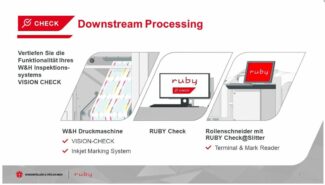 Ruby Check@Slitter-Modul ist Teil der W&H Ruby-Familie