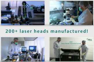 Laser head production