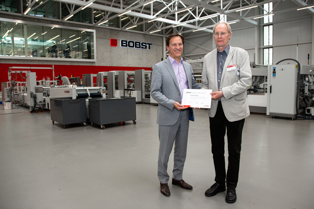 Überreichung des Bobst Bobst Inventor Awards 2022