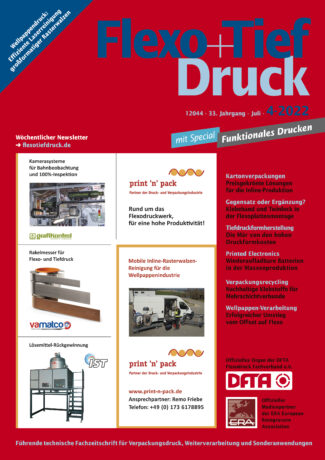 Flexo+Tief-Druck 4-2022 (Juli-Ausgabe)