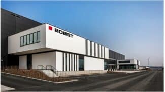 Neues Logistikzentrum von Bobst in Genk, Belgien
