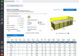 Neu Software-Version für Palettierungs- und Logistikoptimierung