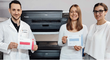 The use of GMG ColorCard at Siegwerk to produce digital ink drawdowns