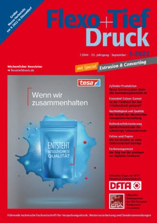 Titeltseite Flexo+Tief-Druck 5-2022, September-Ausgabe 2022