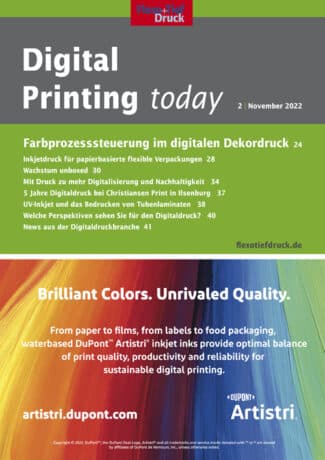 2. Ausgabe von Special “Digital Printing today im Jahr 2022