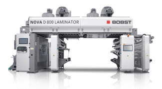 Nova D 800 Laminator von Bobst: eine äußerst vielseitige Multi-Tech-Kaschiermaschine
