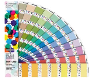 With the use of the ECG, about 90% of the Pantone colours can be achieved in print