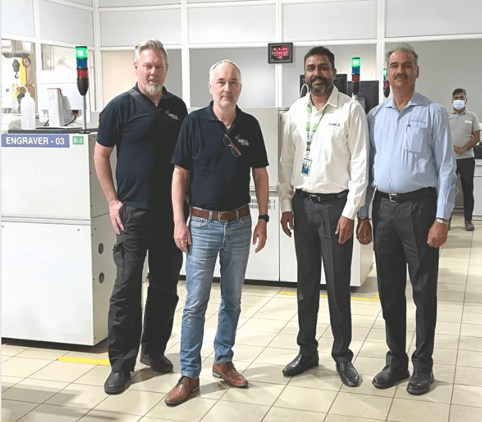 Hell Gravure Systems: Visit to Jupiter Chemicals