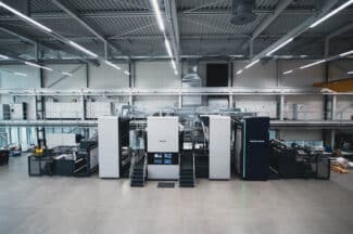 Inkjet-Digitaldruckmaschine RotaJet von Koenig & Bauer
