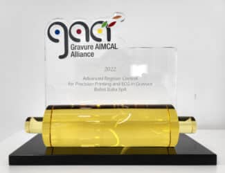 Goldener Zylinder“ 2022 der Gravure AIMCAL Alliance