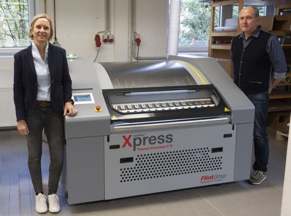 nyloflex Xpress Thermal Processing-System von Flint Group bei LKA Klischeeanstalt