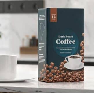 High-impact premium look for coffee packaging