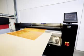Fertig produzierte Flexodruckplatte