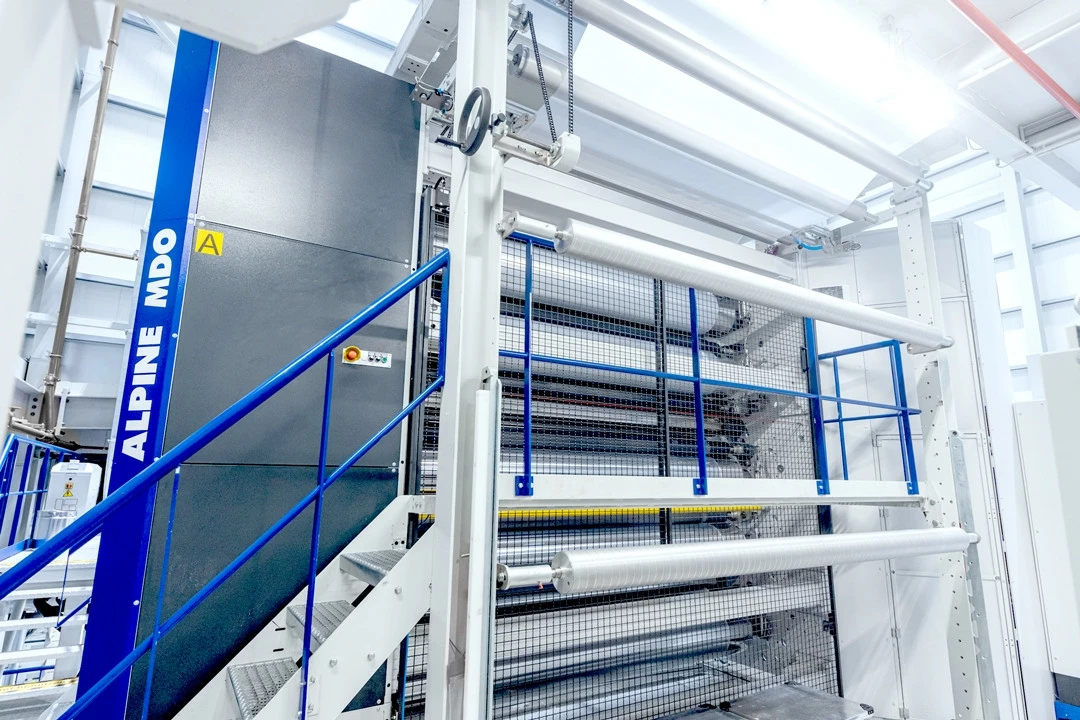Erste MDO-Anlage mit zwölf Walzen für hochwertige, recycelbare Kunststofffolien