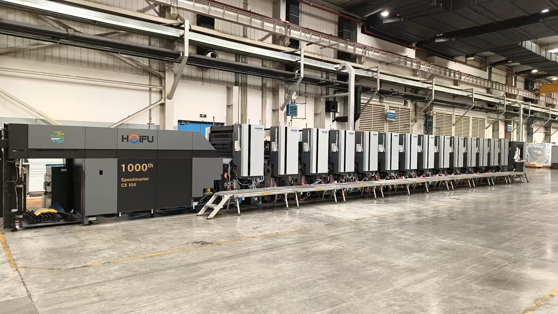 Chinesischer Verpackungsdrucker nimmt 1.000ste Speedmaster CX 104 in Betrieb