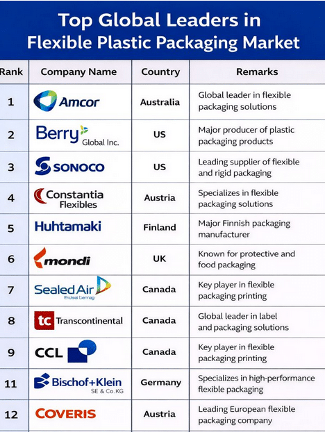 The Global Flexible Plastic Packaging Market